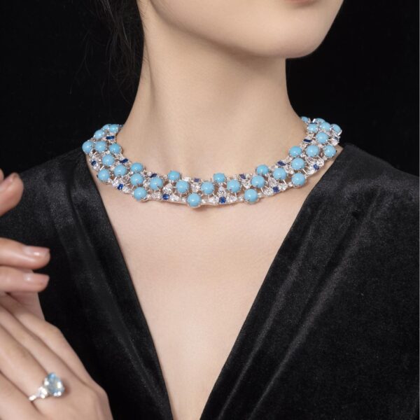#239 Fashionable and High-end 925 silver Niche and versatile Girls' Necklace - Image 6