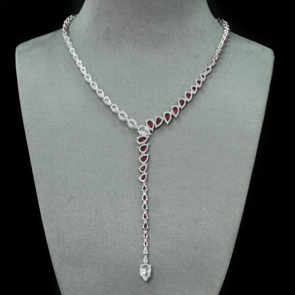 #260 Fashionable and high-end 925 silver niche design Women's growth pendant Necklace - Image 3