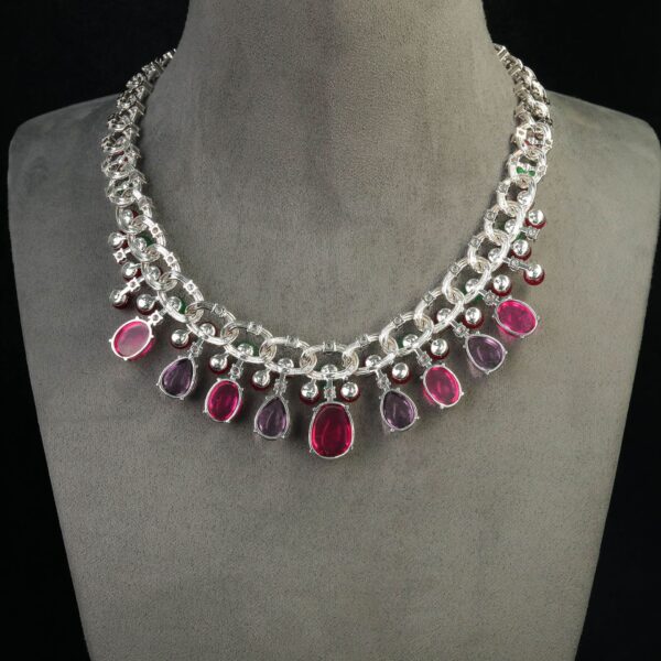 #263 Fashionable and High-end 925 silver Niche Design Girls' Necklace - Image 7