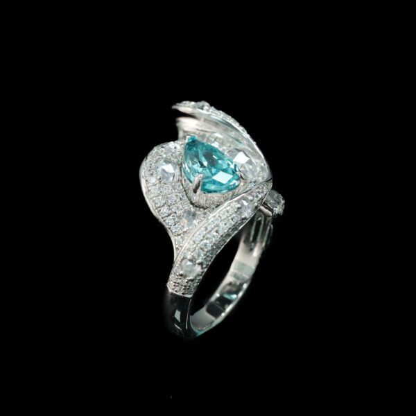 #238 Fashionable and high-end 925 silver Niche and versatile Girls' Ring - Image 5