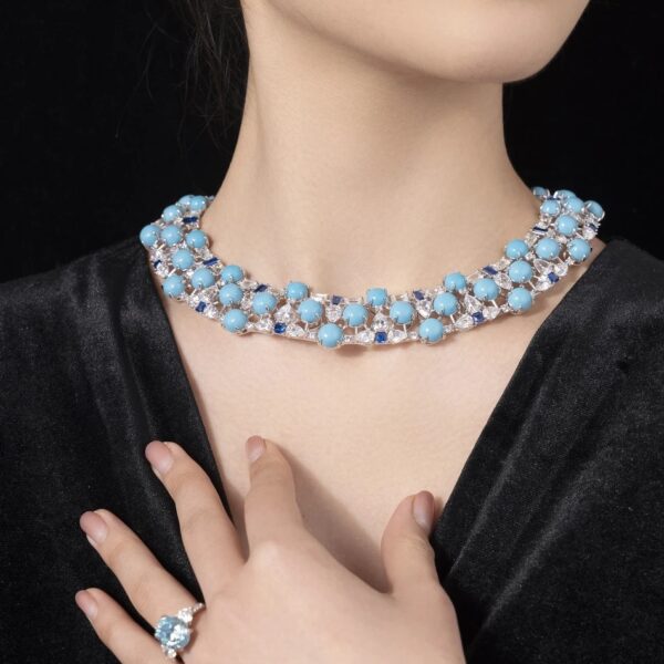 #239 Fashionable and High-end 925 silver Niche and versatile Girls' Necklace - Image 7