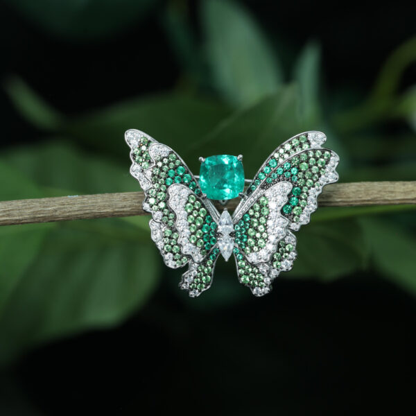 #242 Fashion and Sophistication 925 Silver Butterfly Niche Design Girls' Necklace - Image 4