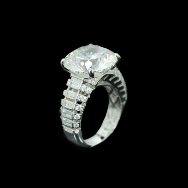 #253 Fashionable and High-end 925 silver Niche design Wedding ring - Image 11