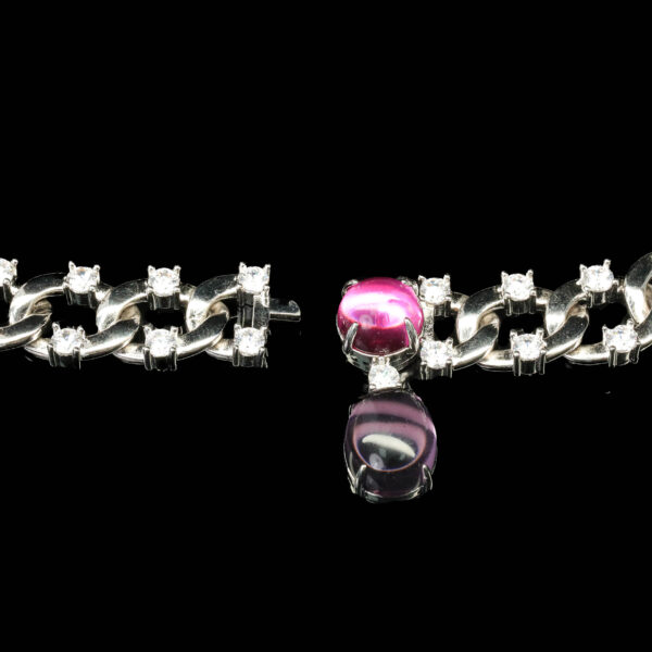 #263 Fashionable and High-end 925 silver Niche Design Girls' Necklace - Image 8