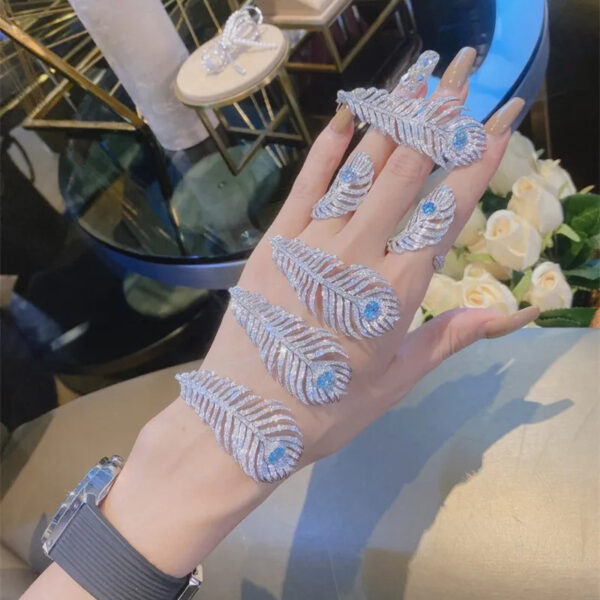 #184 Fashionable and High-end Elegant Jewelry Party Event Girls' Ring - Image 5