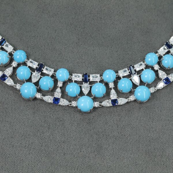 #239 Fashionable and High-end 925 silver Niche and versatile Girls' Necklace - Image 2