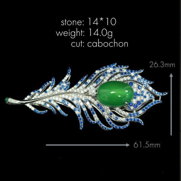#182 Fashionable, high-end and Elegant Jewelry brooch for girls - Image 2