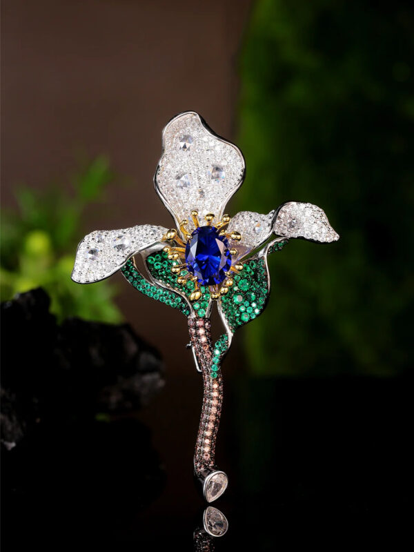 #186 Fashionable and High-end Elegant Jewelry Party Event Brooch - Image 3