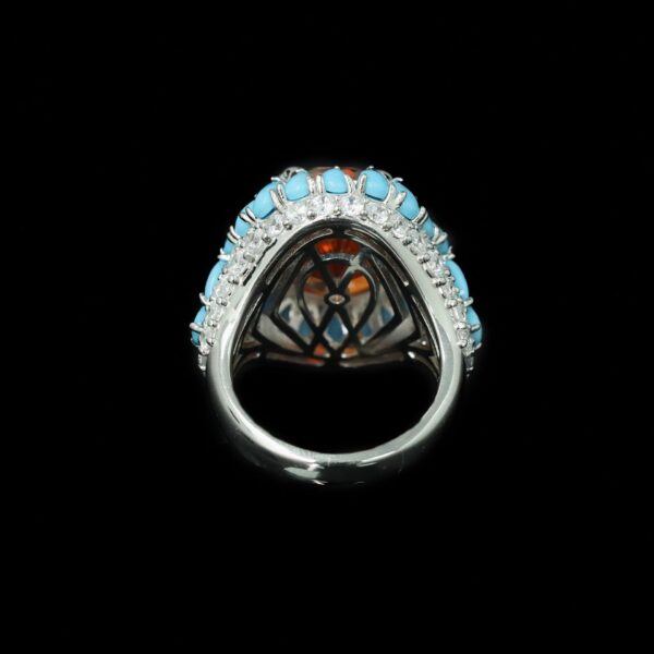 #254 Fashionable and High-end 925 Silver Niche design candy Shape Girls' Ring - Image 3