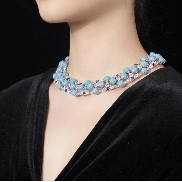 #239 Fashionable and High-end 925 silver Niche and versatile Girls' Necklace - Image 4