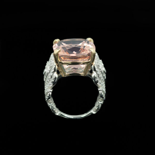 #183 Fashionable, high-end and elegant jewelry Pink ring for girls - Image 4