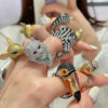#190 Fashionable, high-end and elegant Zebra-shaped ring - Image 5