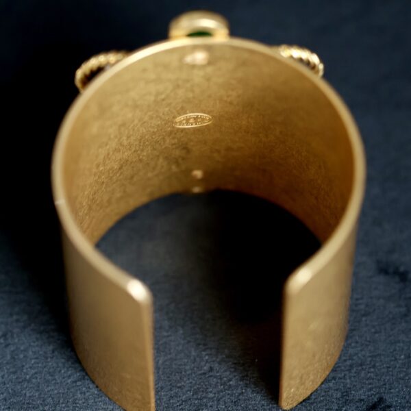 #315 Stylish and High-end Retro brass Glass bracelet - Image 8