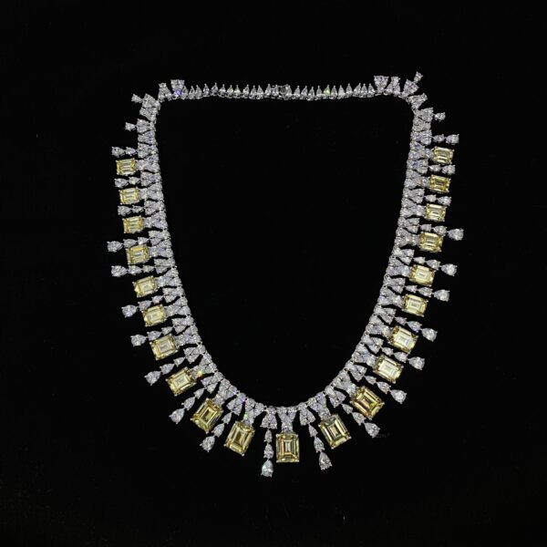 #229 10*12mm Women's Necklace - 925 Silver - 6ct - Evening Wear - Ladies Necklace - Image 6