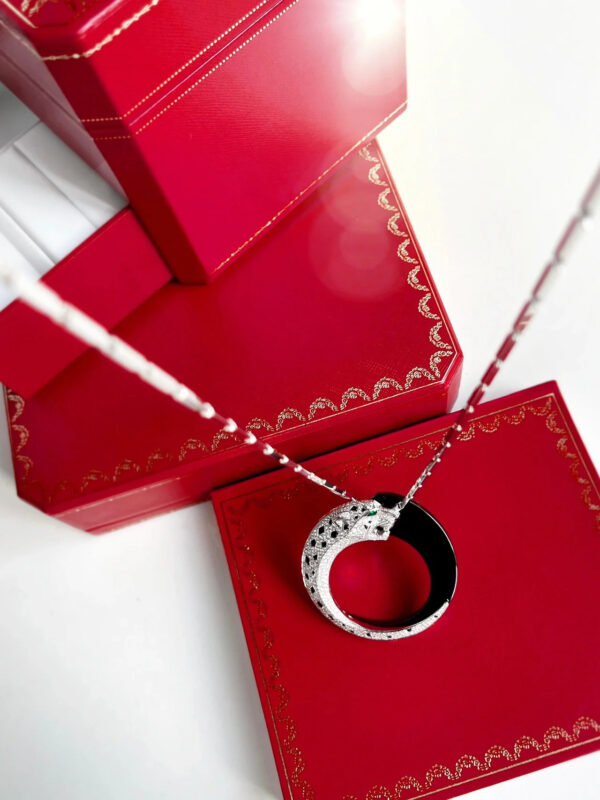 #170 Pendant chain, all 925 silver gold-plated necklaces, versatile girls' necklaces - Image 8