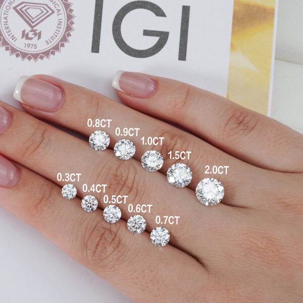 48# 3.08CT+E+VVS2 Pear-shaped IGI certified laboratory-grown diamond - Image 6