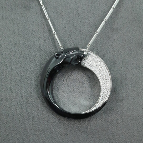 #170 Pendant chain, all 925 silver gold-plated necklaces, versatile girls' necklaces - Image 6