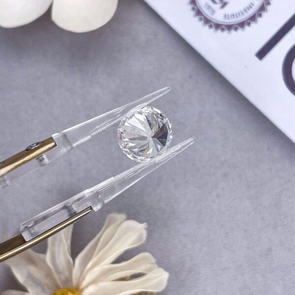 47# 5-carat +F color +VVS2 clarity +3EX lab-grown diamond - Image 3
