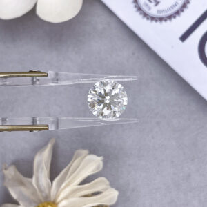 47# 5-carat +F color +VVS2 clarity +3EX lab-grown diamond