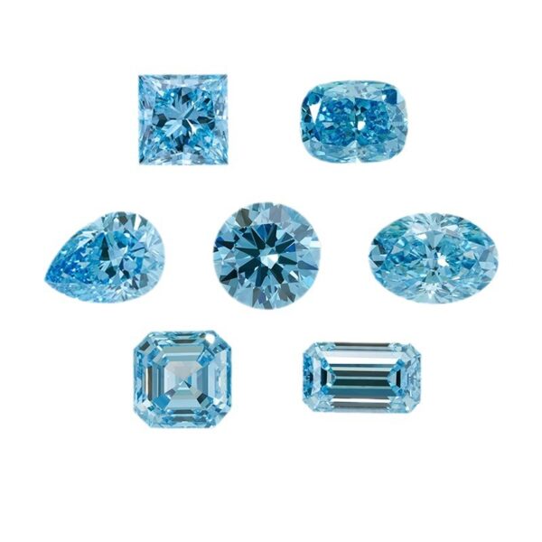 46# 5.0-5.99CT blue lab-grown diamond rose-cut lab-grown diamond - Image 8