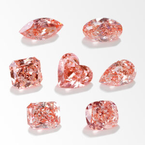 39# 8.5 Large carat deep pink diamond, laboratory-grown IGI diamond, fat square cushion-shaped grown diamond