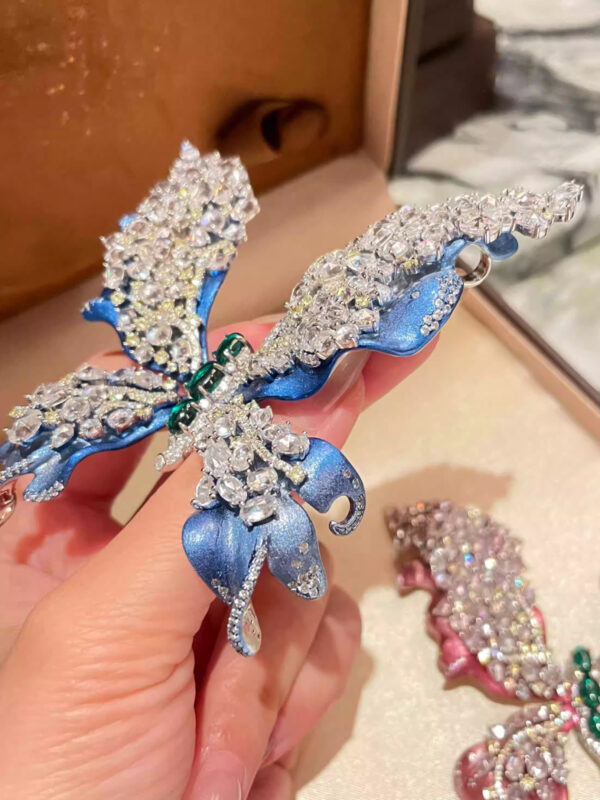 #225 S925 Silver Fashion High-Class Butterfly Brooch - Image 3