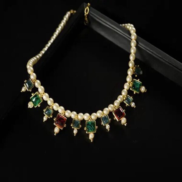 #312 Stylish and High-end retro Pearl necklace - Image 7