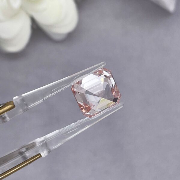 38# 7.05 carat VS1 clarity, pink Asche lab-grown diamond, lab-grown diamond - Image 3