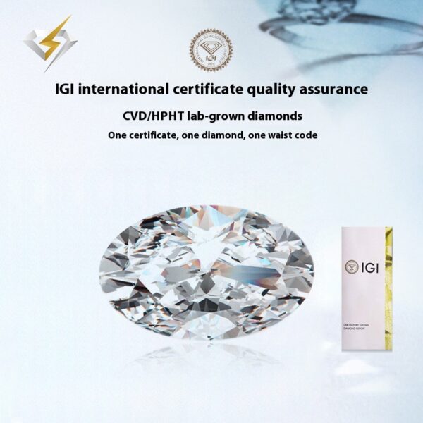 44# 7.77ct F color VS clarity lab-grown diamond - Image 18