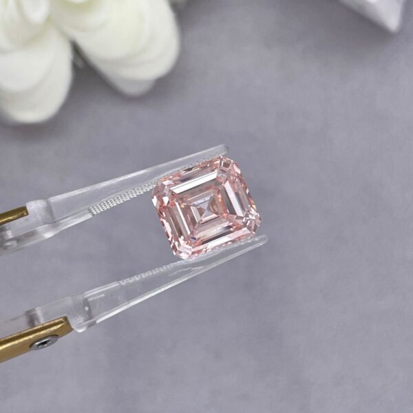 38# 7.05 carat VS1 clarity, pink Asche lab-grown diamond, lab-grown diamond - Image 4