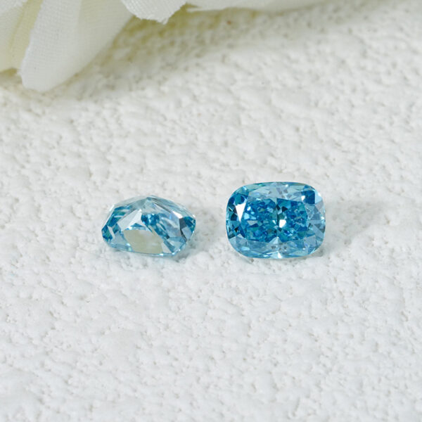46# 5.0-5.99CT blue lab-grown diamond rose-cut lab-grown diamond - Image 2