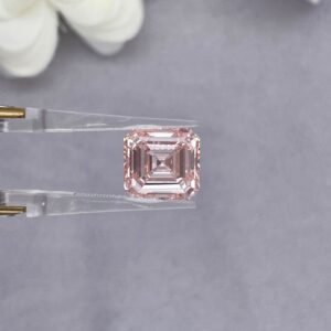 38# 7.05 carat VS1 clarity, pink Asche lab-grown diamond, lab-grown diamond