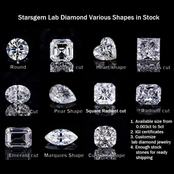 48# 3.08CT+E+VVS2 Pear-shaped IGI certified laboratory-grown diamond - Image 3