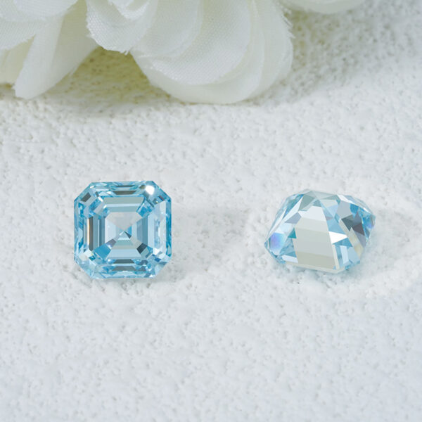 46# 5.0-5.99CT blue lab-grown diamond rose-cut lab-grown diamond - Image 3
