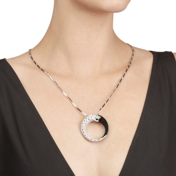 #170 Pendant chain, all 925 silver gold-plated necklaces, versatile girls' necklaces - Image 2