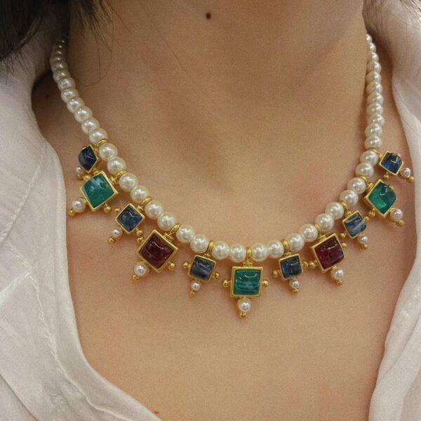 #312 Stylish and High-end retro Pearl necklace