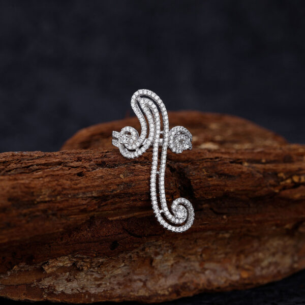 #200 S925 Silver ring Exaggerated Ring for girls - Image 8