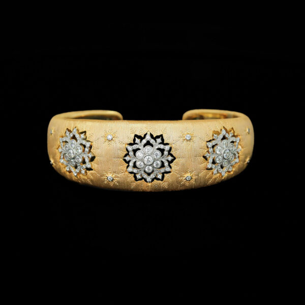 319#925 silver plated 24k gold bracelet with high carbon diamond wire drawing technology, luxurious and versatile jewelry for girls - Image 2