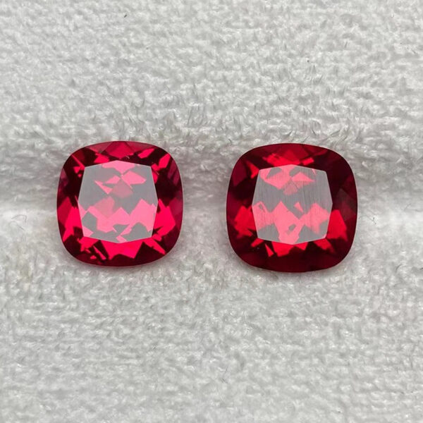 7.7 carat hydrothermal method cultivation of ruby spot wholesale cultivation of pigeon blood ruby jewelry bare stone - Image 7