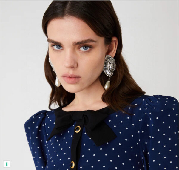 436#Fashionable new ear clip, European and American light luxury style, high-end feeling, rhinestone earrings, stage versatile accessories, women's earrings - Image 12