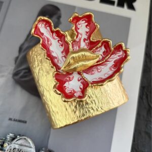 #515 Exclusive High-Class Retro High-Quality Enamel Exaggerated Heavyweight Bracelet